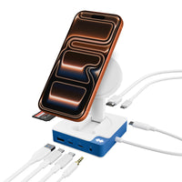 HyperDrive® Flex 5 Port USB-C Hub with Qi Phone Charger
